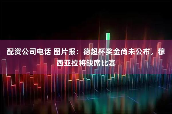 配资公司电话 图片报：德超杯奖金尚未公布，穆西亚拉将缺席比赛